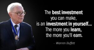 আপনার সবচেয়ে বড় বিনিয়োগ হলো নিজের শিক্ষায় বিনিয়োগ